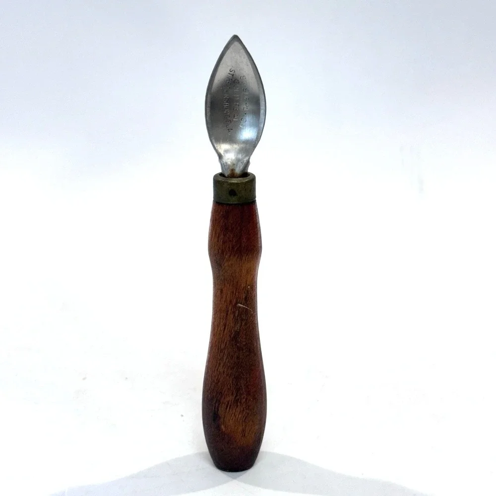 Vintage Oyster Shucking Knife SO Supply Co Gold Seal St Petersburg FL Seafood